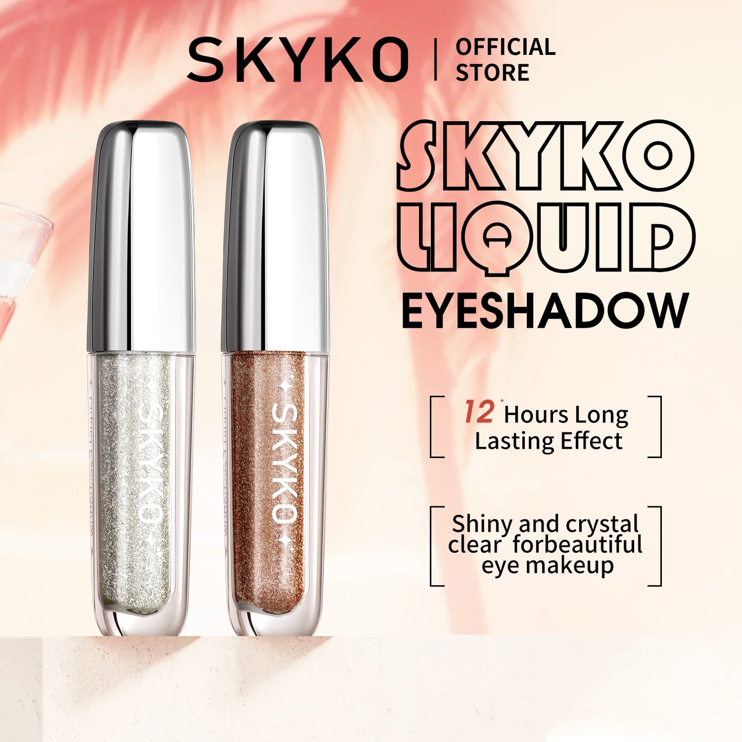 Skyko Liquid Eye Shadow Eyeshadow Fine Shining Crystal Glitter Eye Flashing Super Flashing Lying Silkworm Brightening Liquid High Gloss
