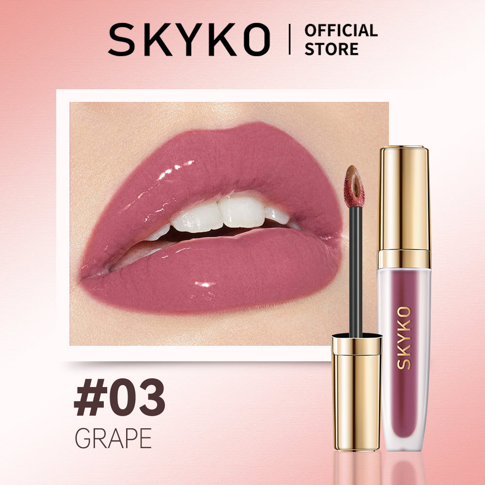 Skyko Lip Gloss Hydrating Glass Lip Moisturizing Mirror Lip Glaze Lipstick Waterproof and long-lasting Lip Makeup