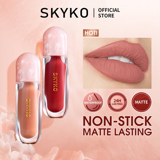 Skyko Lip Tint Matte Kissproof Lipgloss Waterproof Long Lasting Liquid Lipstick Cosmetic