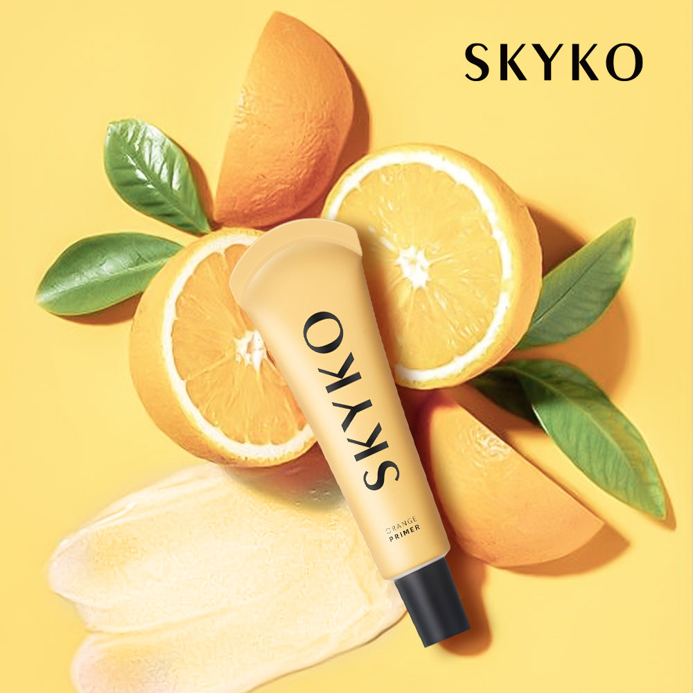 Skyko Orange Primer Poreless Makeup Base Primer Cream