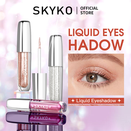 Skyko Liquid Eye Shadow Eyeshadow Fine Shining Crystal Glitter Eye Flashing Super Flashing Lying Silkworm Brightening Liquid High Gloss