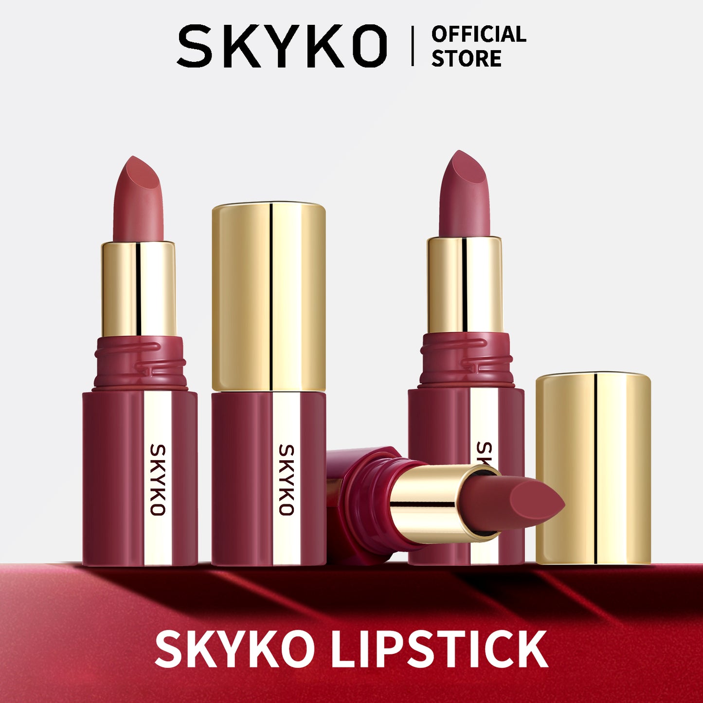 Skyko Matter Lipstick 5 Colors Waterproof Long Lasting Lip Makeup