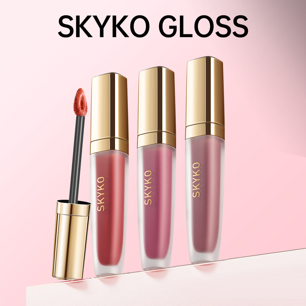 Skyko Lip Gloss Hydrating Glass Lip Moisturizing Mirror Lip Glaze Lipstick Waterproof and long-lasting Lip Makeup