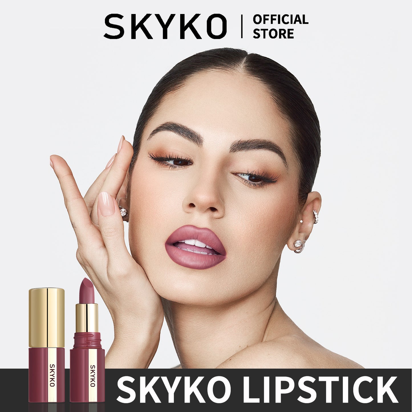 Skyko Matter Lipstick 5 Colors Waterproof Long Lasting Lip Makeup