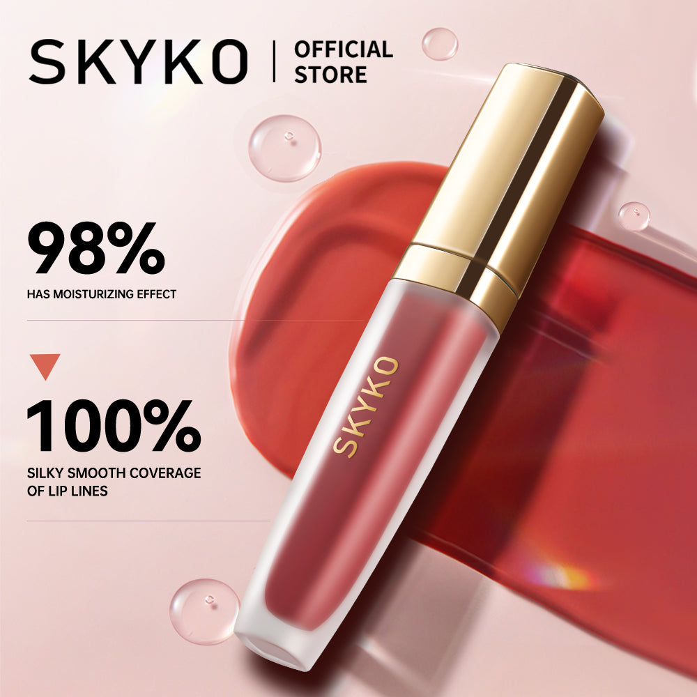 Skyko Lip Gloss Hydrating Glass Lip Moisturizing Mirror Lip Glaze Lipstick Waterproof and long-lasting Lip Makeup